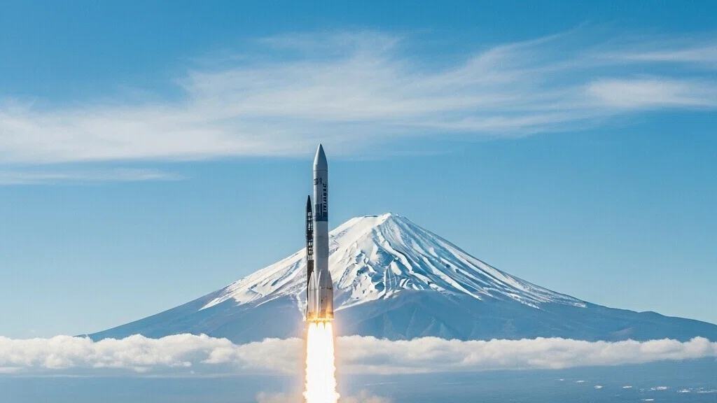 ロケット発射 写真素材02