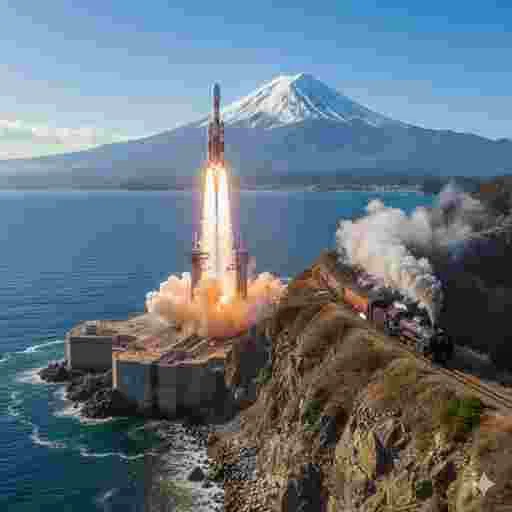 ロケット発射 写真素材（サンプル）01