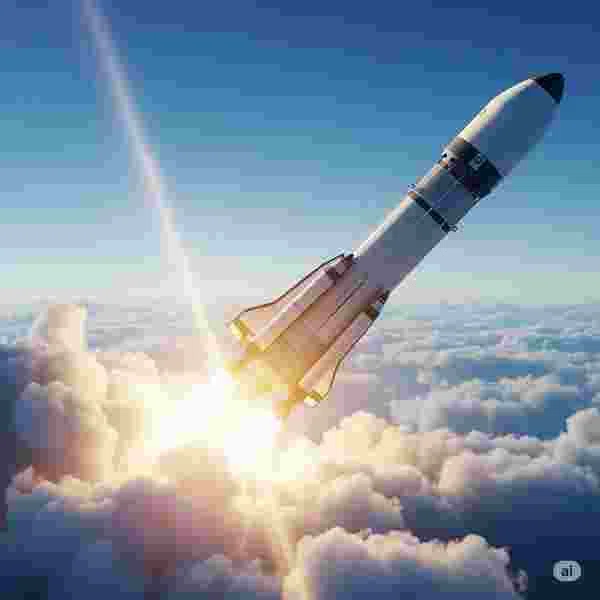 ロケット発射 写真素材（サンプル）05