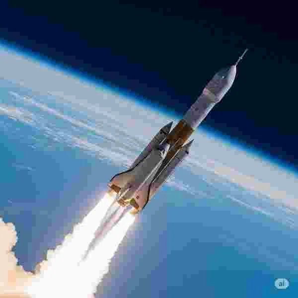 ロケット発射 写真素材（サンプル）025