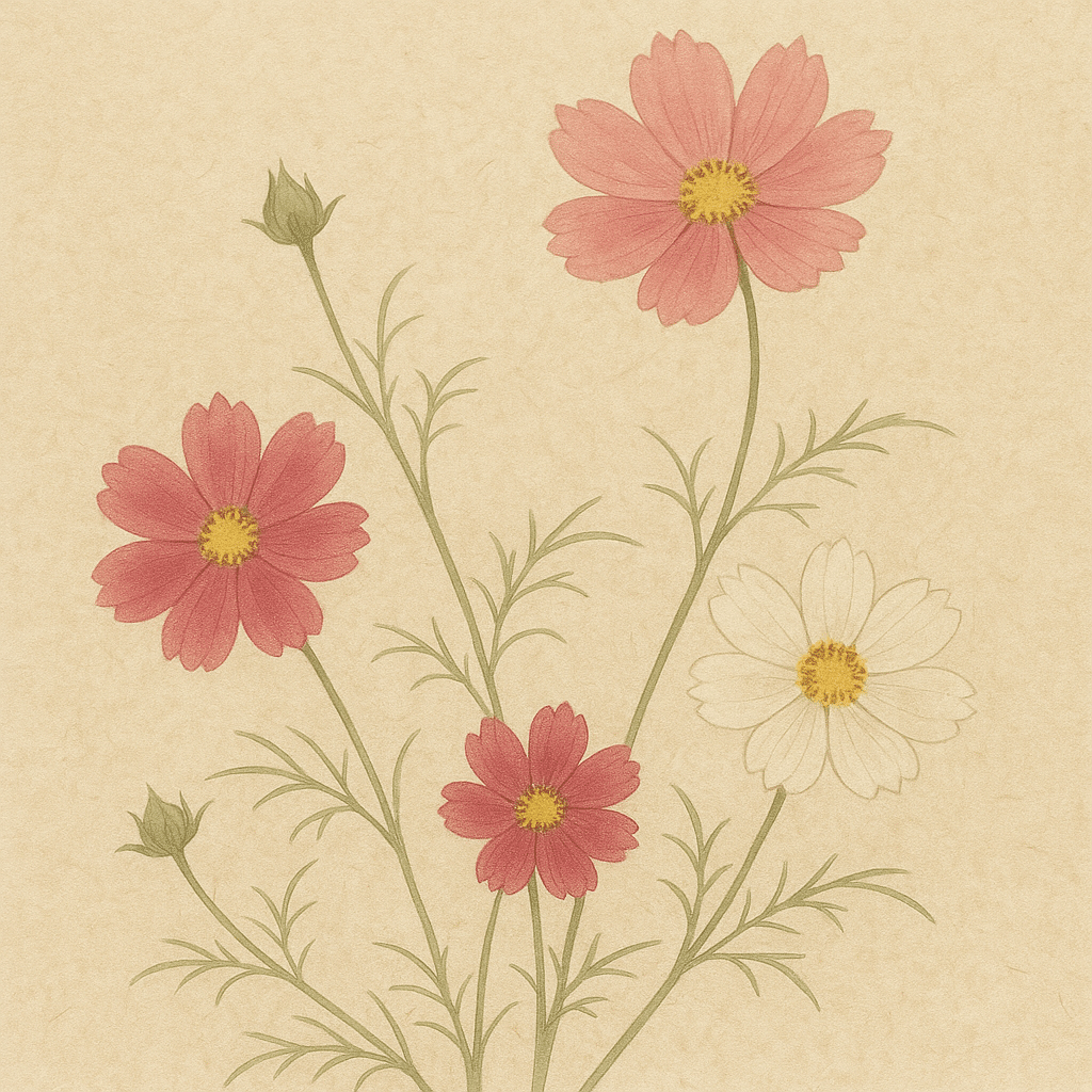 新正　ヒノトリ　コスモス 新正 ヒノトリ コスモス 2025SS VINTAGE NEW ARRIVAL】 ・art print T