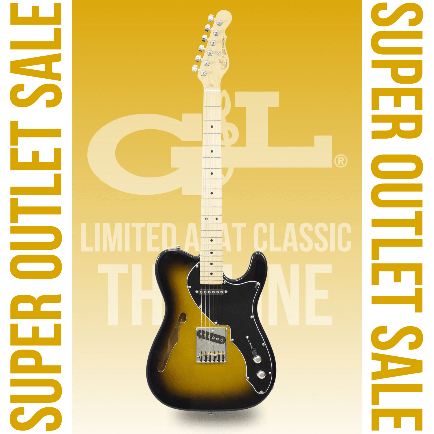 G&L祭り！2トーンゴールドバーストが印象的な限定品「ASAT Classic