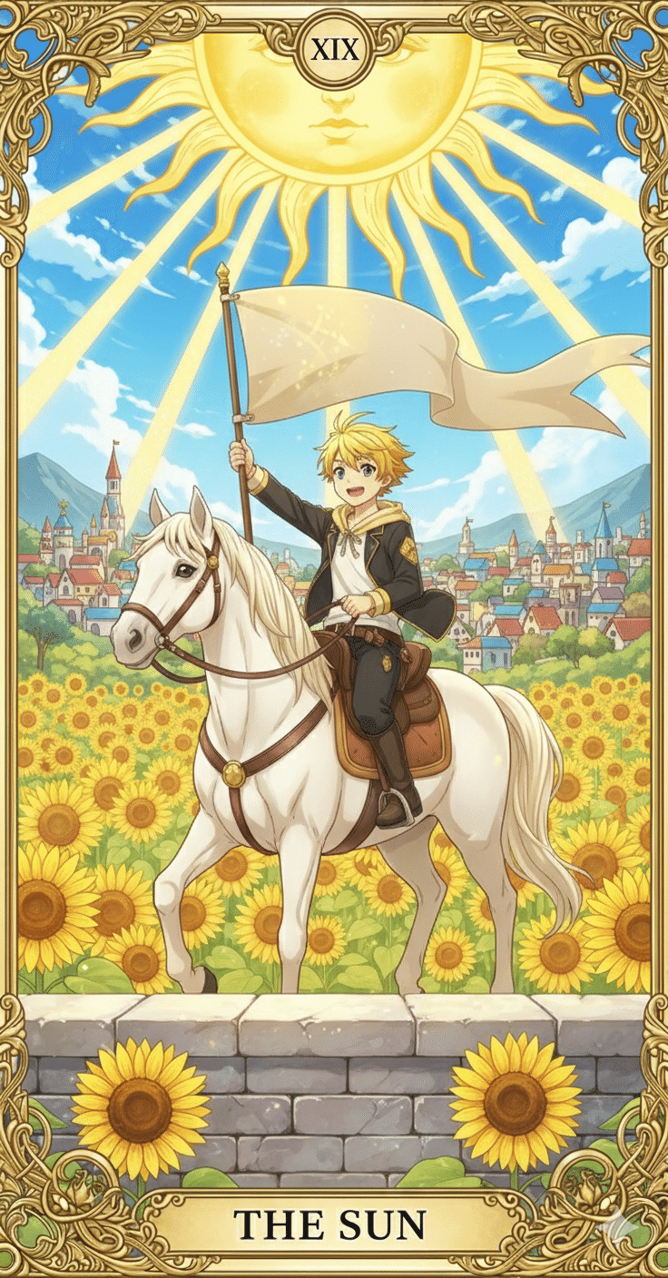 タロット解説No.21】「19番 太陽」のカードが出たら大ラッキー？その