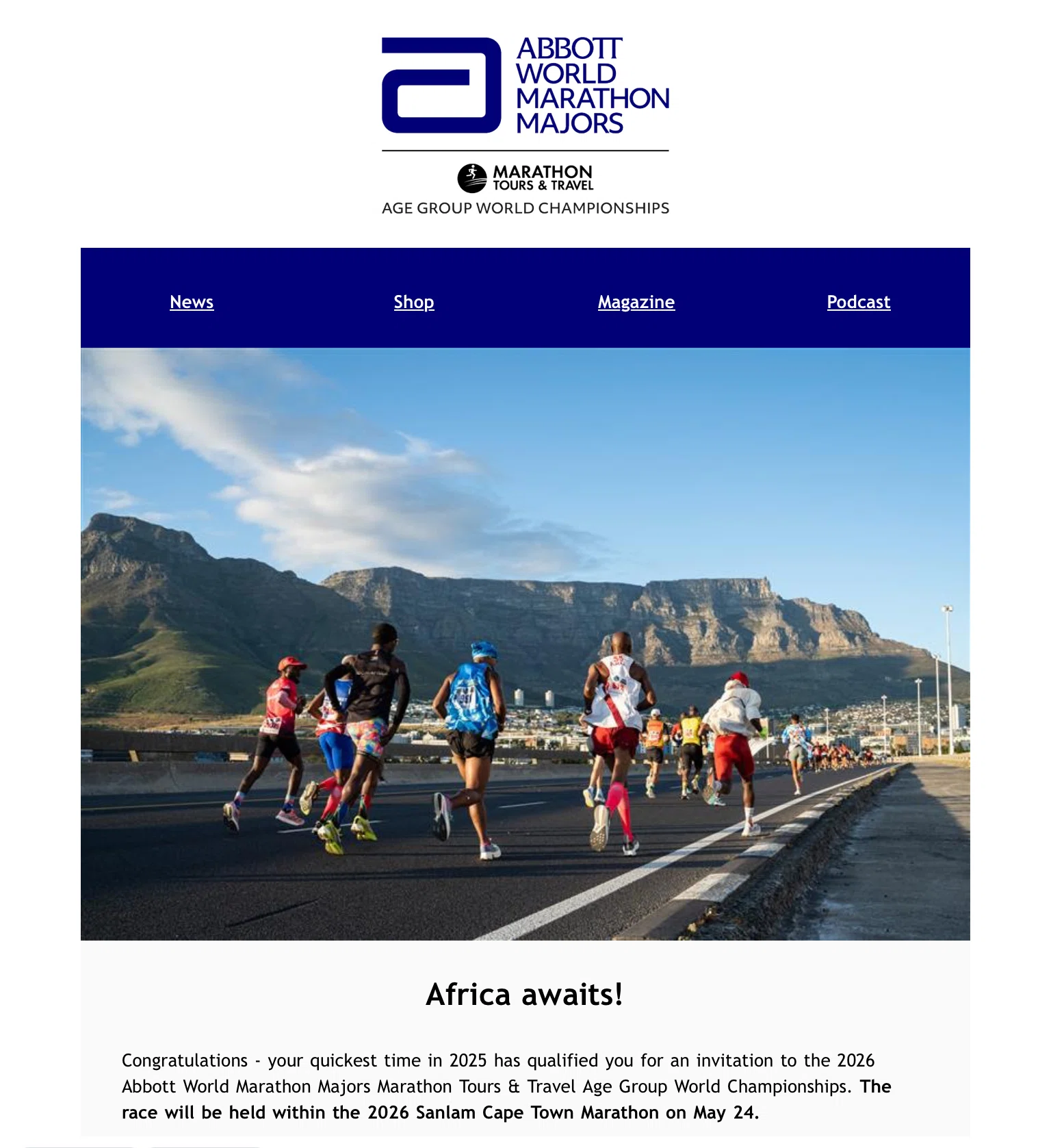 The Sanlam Cape Town Marathon 2026- AGWC①準備編｜yoko