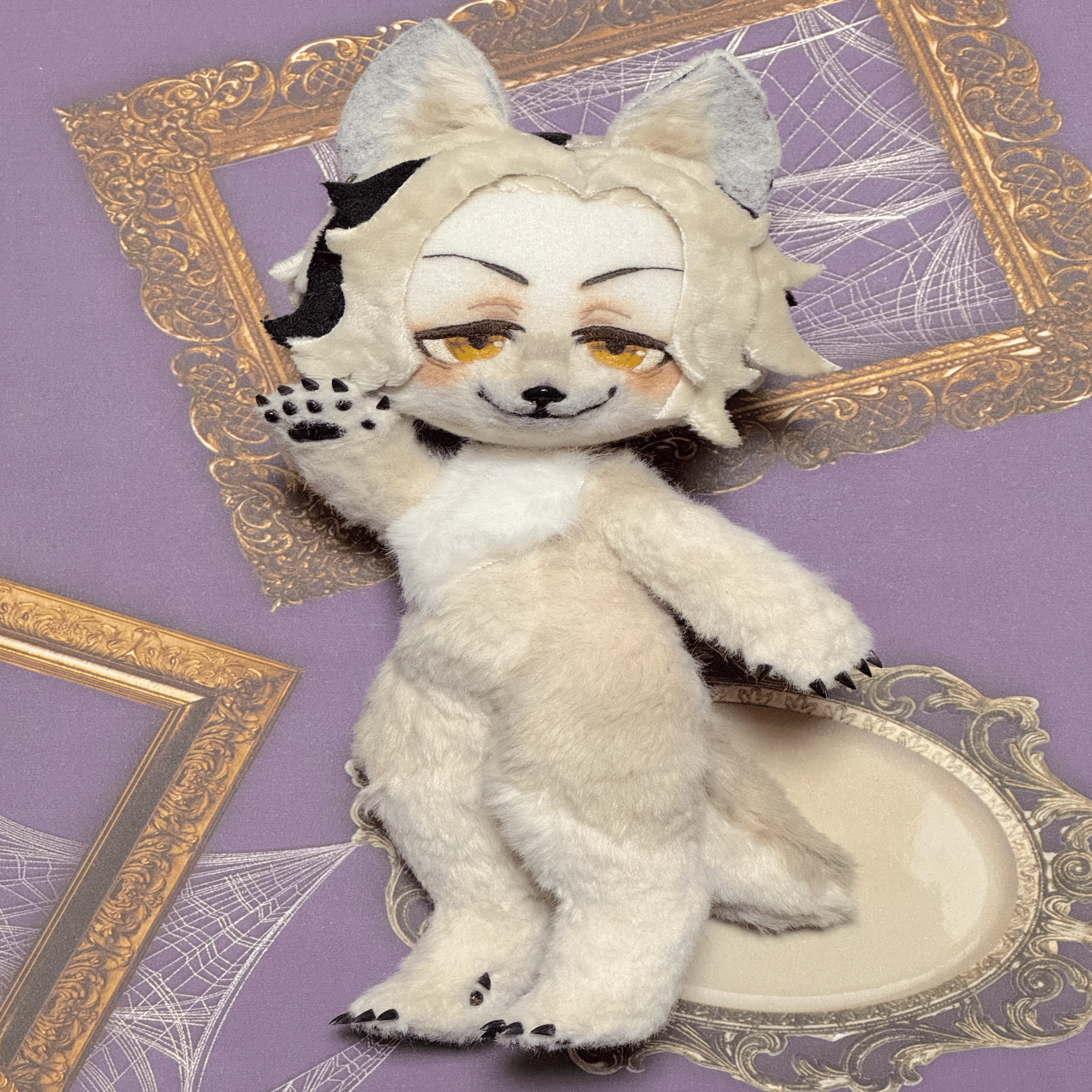 自作ぬいぐるみ・オオカミの男の子 狼男のぬいぐるみの型紙と作り方｜LINK