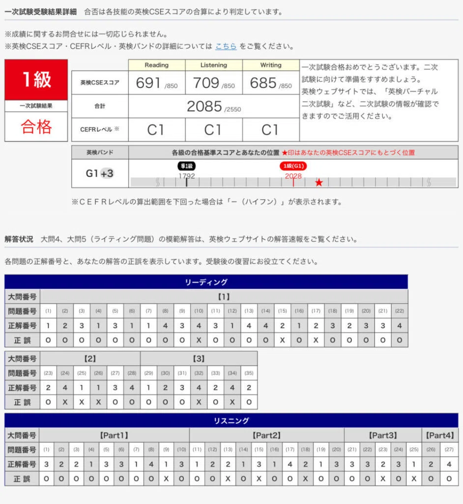 英検1級一次試験合格！半年で実現した効率的な勉強法｜chiioji