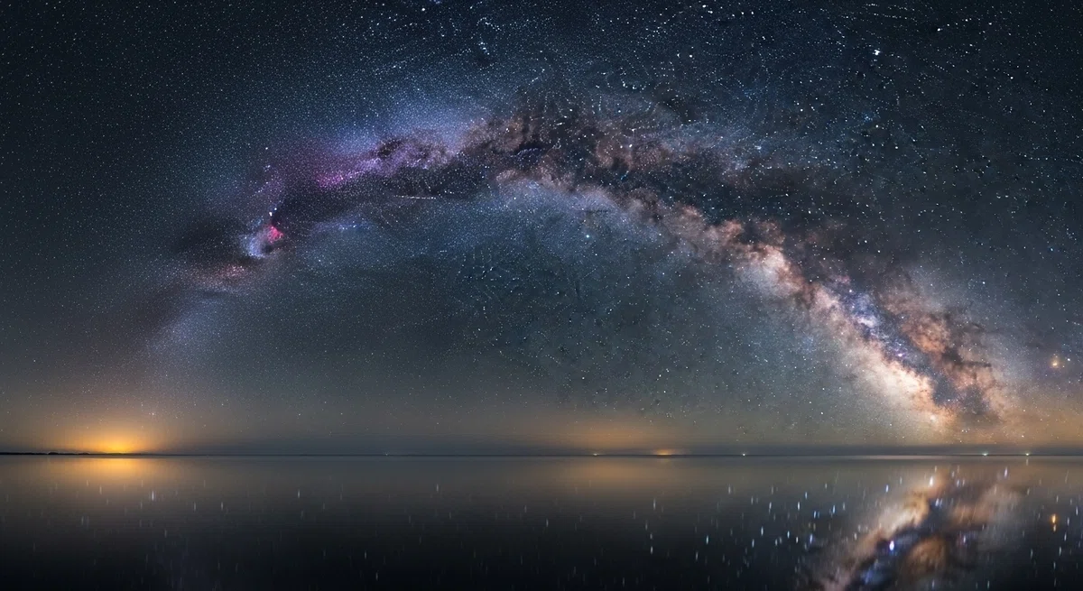 広大なサーチ範囲と戦略性を、満天の星空で表現。