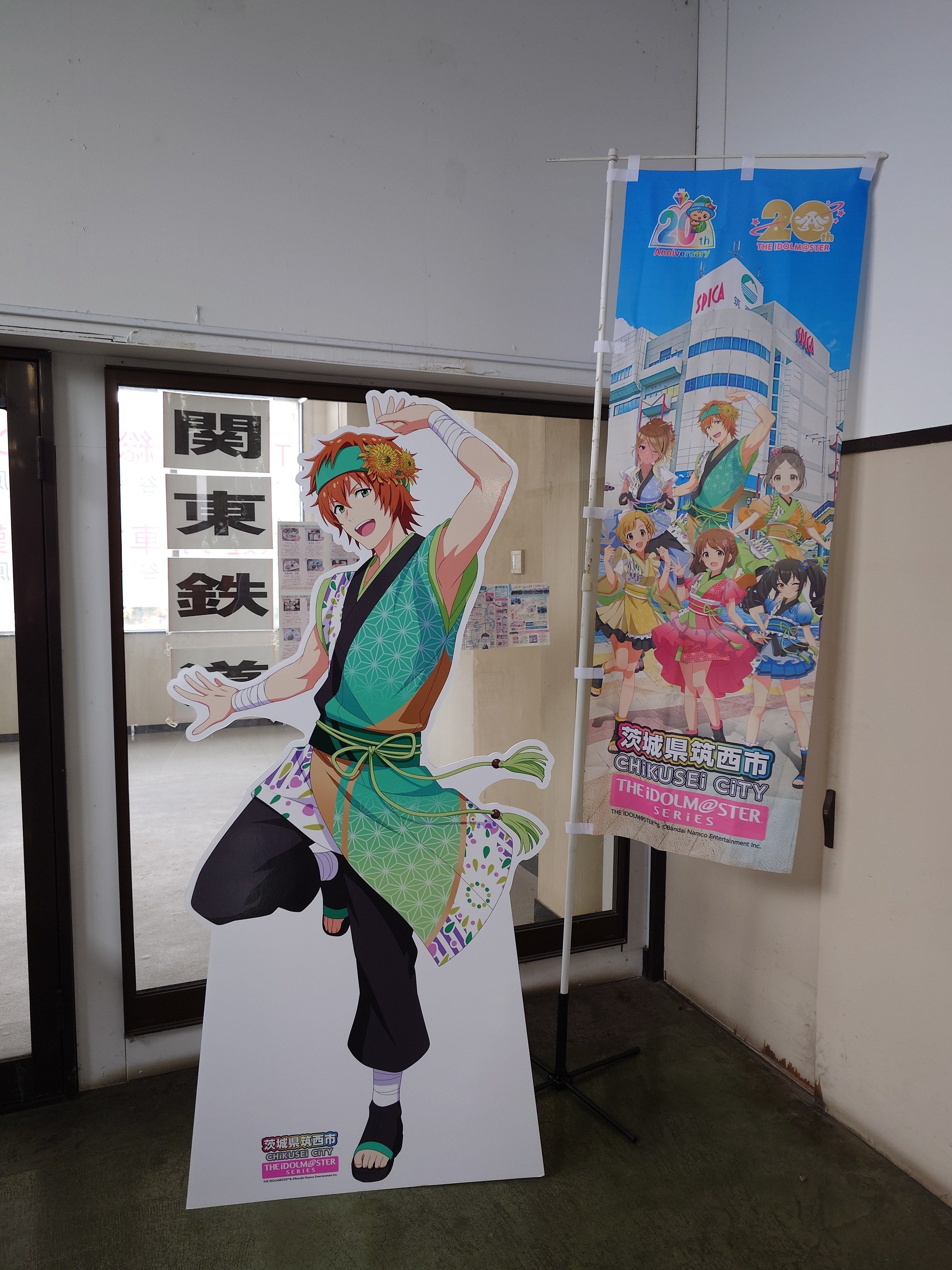 再訪！茨城県筑西市にアイドルマスターコラボ花火＆マンホールを見に