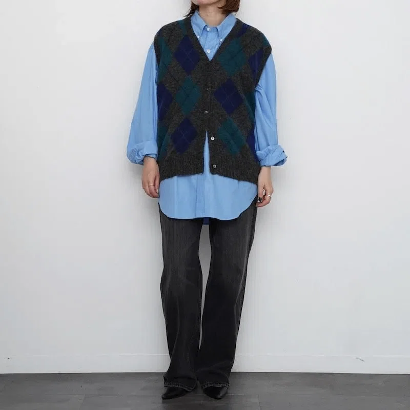 THE SHINZONE】伝統とぬくもりを感じるARGYLE KNIT VEST|THIRTY' THIRTY' THE SHINZONE】伝統とぬくもりを感じるARGYLE KNIT VEST|THIRTY' THIRTY'