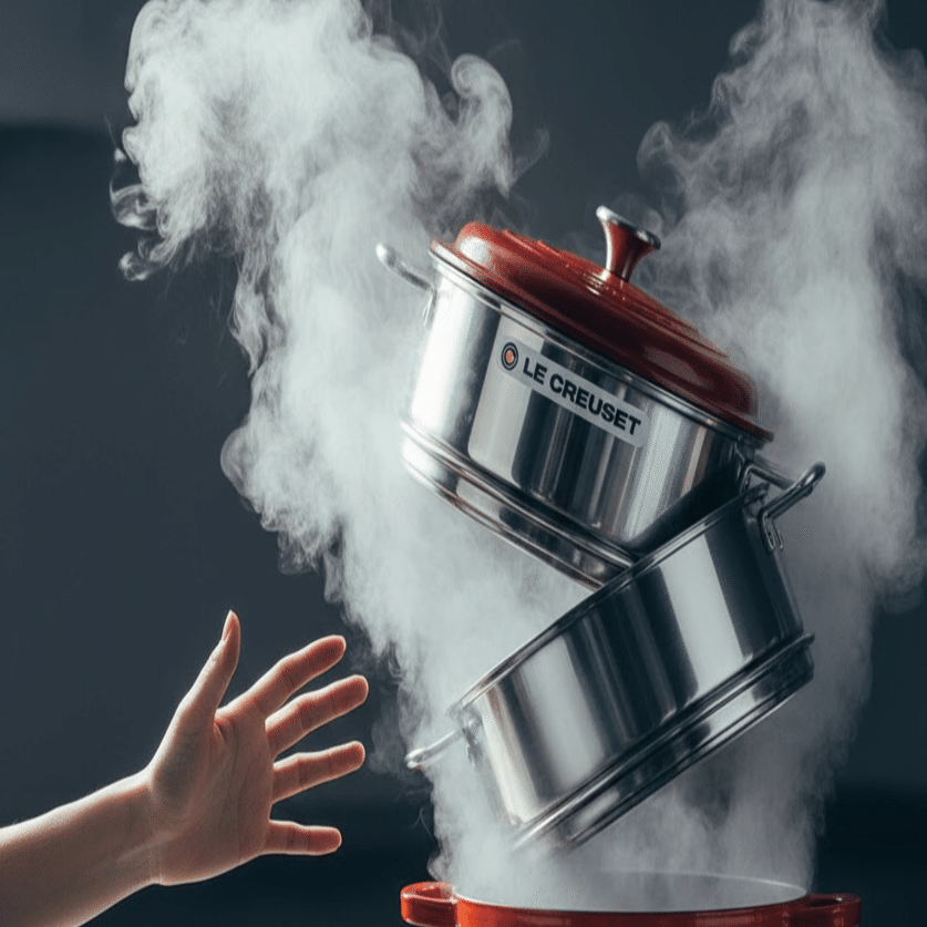 ルクルーゼの蒸し器（スチーマー）の使い方と口コミ｜次のワタシ製作所