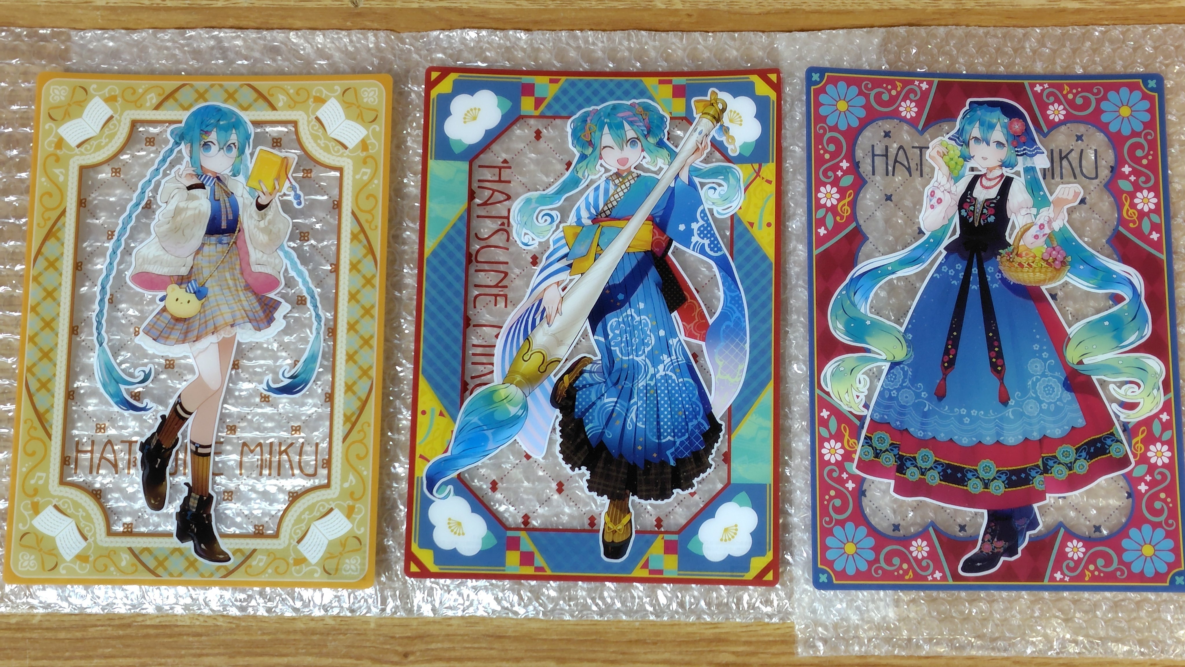 初音ミク LAWSON キャンペーン オリジナルクリアシートをゲット