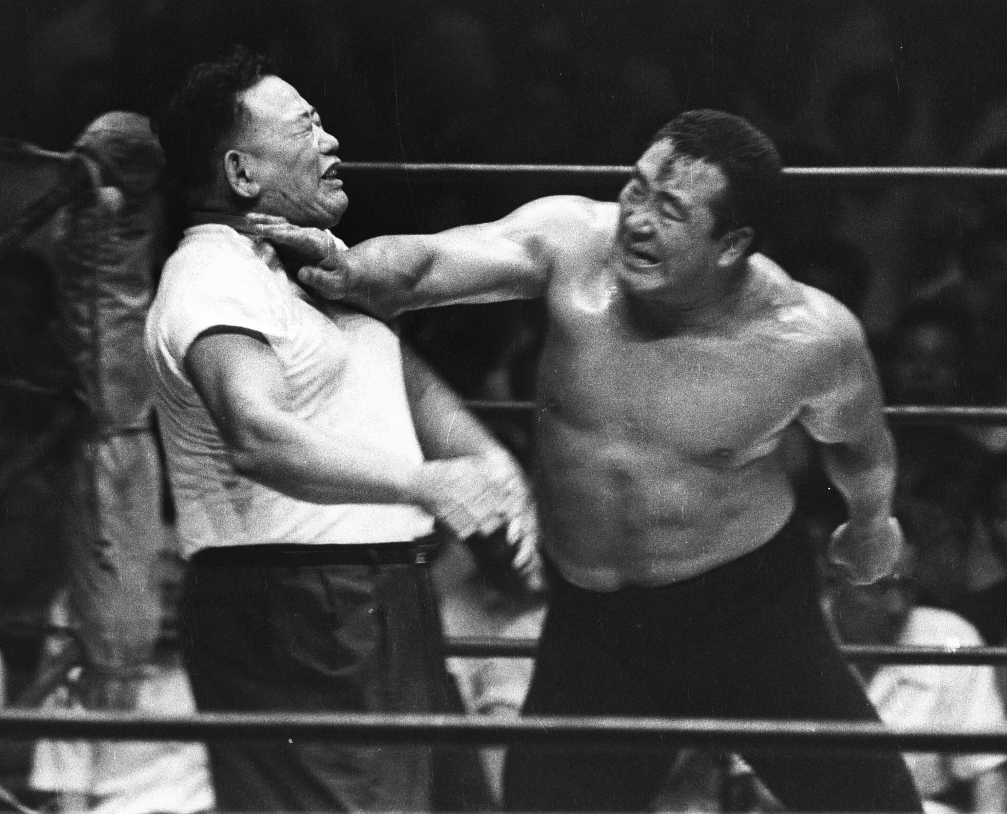 力道山が命じた極秘セメント試合！馬場さんは脱落し猪木さんと大木さん