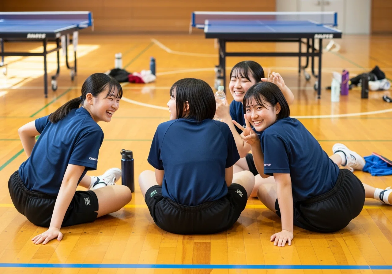 画像生成AI】卓球部女子を生成｟プロンプト無料公開｠/NanoBanana
