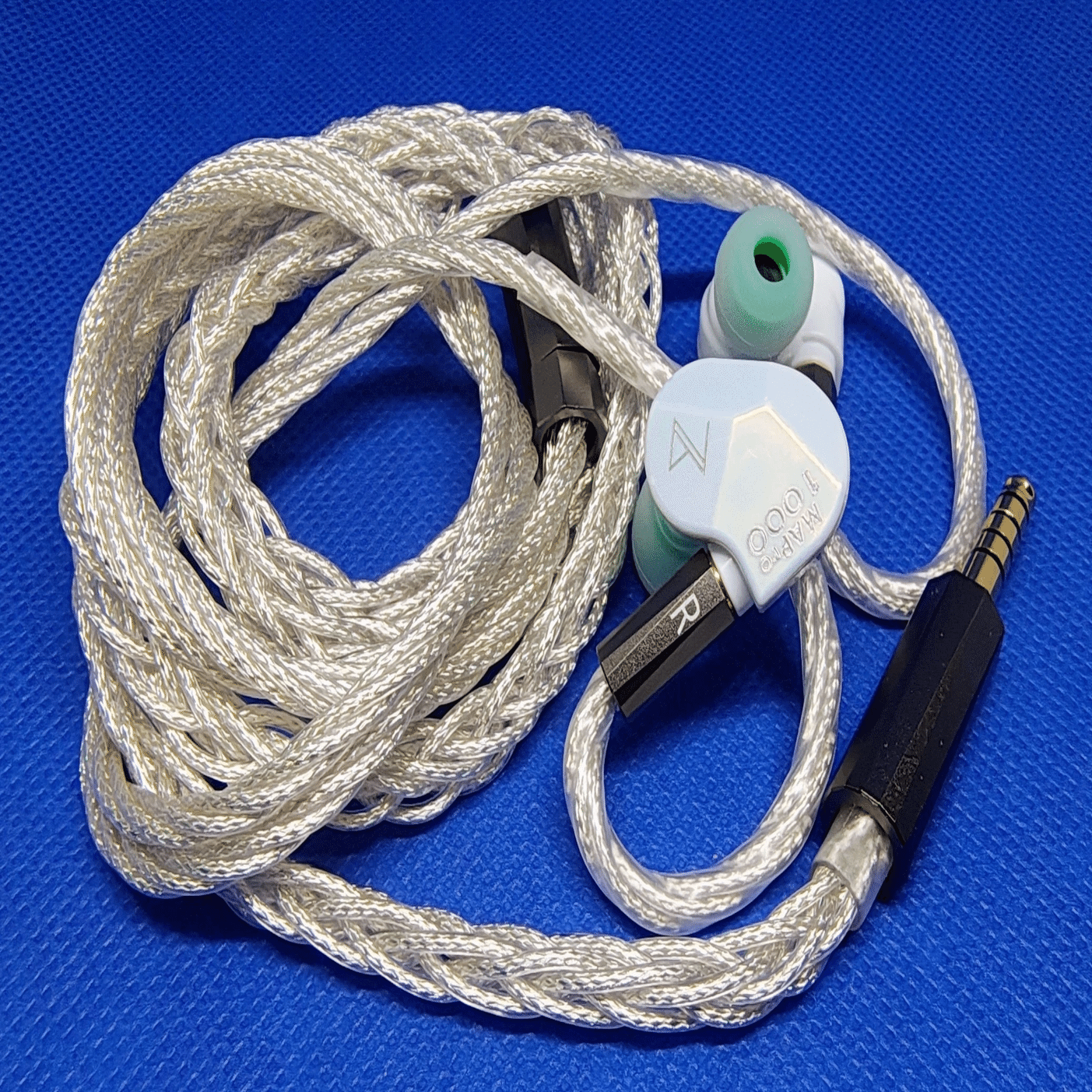 Maestraudio MAPro1000 青雪 Bluish  Maestraudio MAPro1000 Hybrid In-Ear Monitor IEM Earphone MMCX 3.5