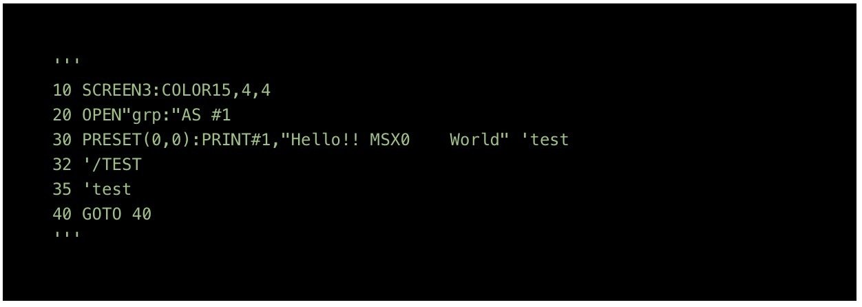 noteのコードブロックでBASICを表示する方法｜ken