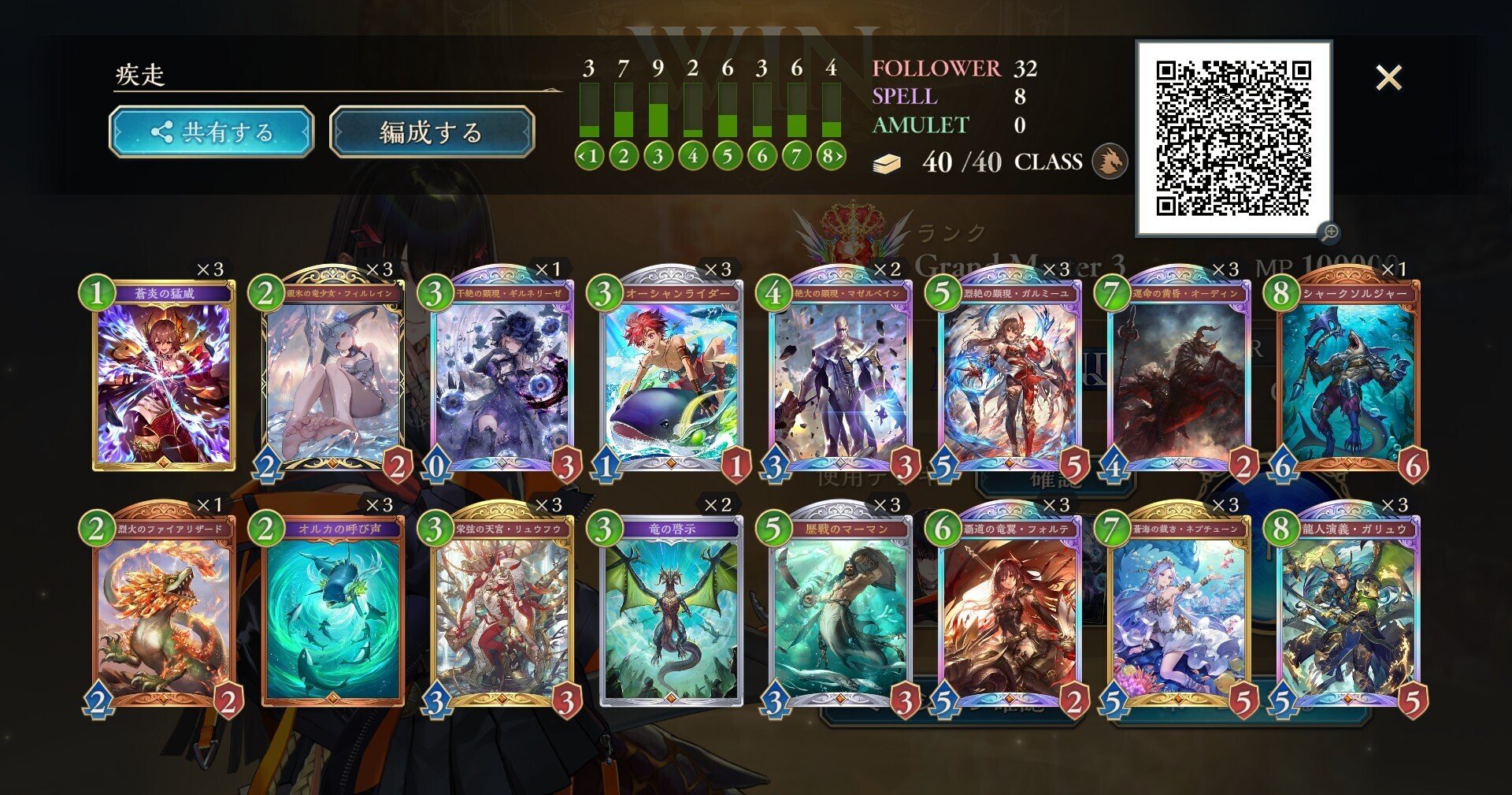 絶傑の継承者（後半） 使用デッキ｜めぐり*