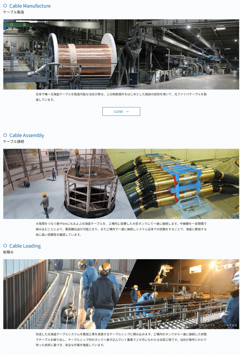 株式会社OCC 光海底ケーブルとは｜ExportControl