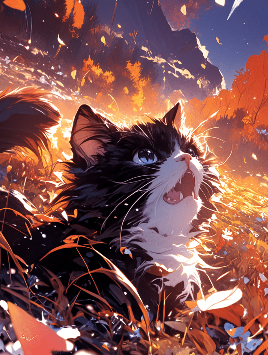 猫さん 3000フォローおめでとうにゃ😺⚠️個人宛です。｜ブレイド