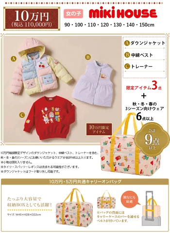 ミキハウス福袋2026年10万円のネタバレ｜中身の実例と本音レビュー