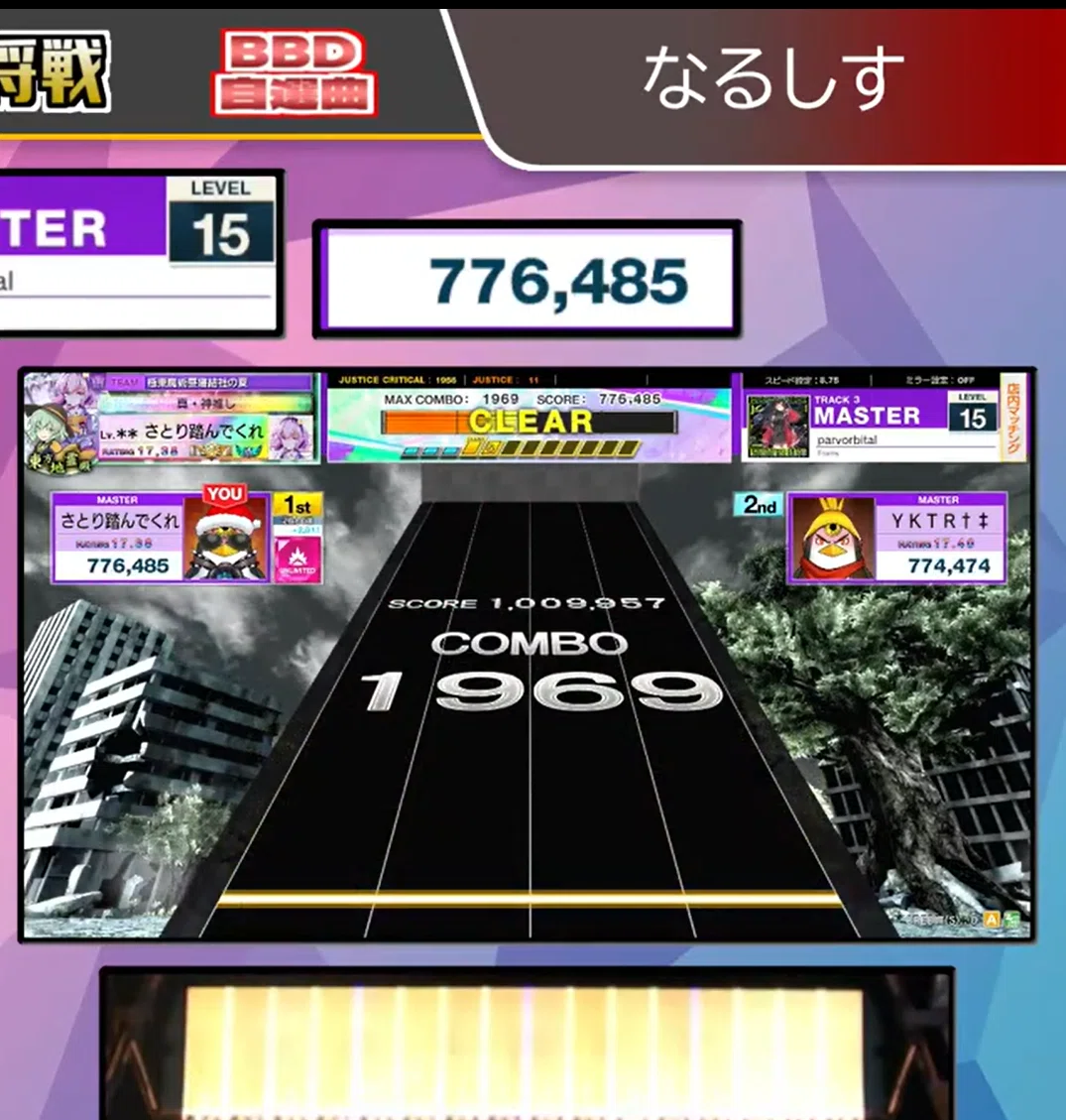 今年もありがとうございました(第14回音ゲー早慶戦 CHUNITHM部門