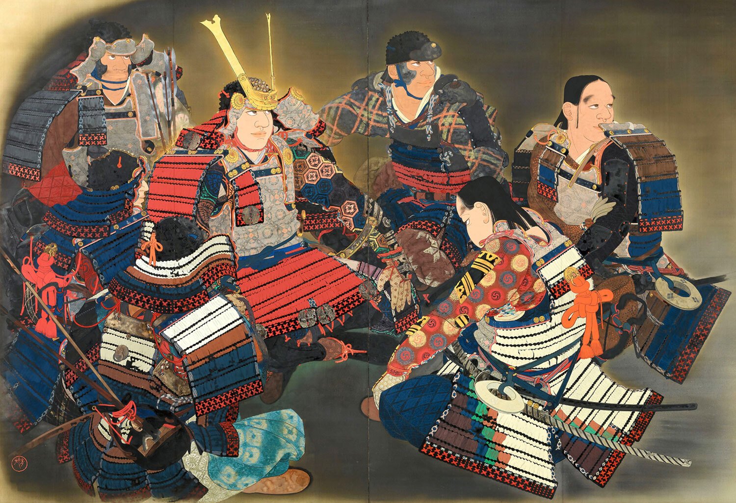 前田青邨 洞窟の頼朝｜コーギー｜日本画note