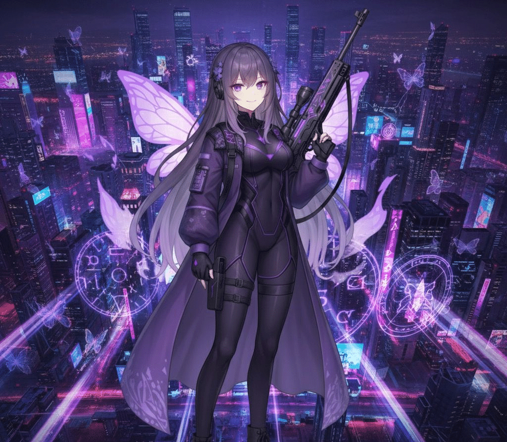 クロスカラーウォーズ|紫チーム: 村崎菫＆紫蝶魅音 – 「妖艶な軌跡、敵