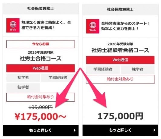 R8社労士合格コースと社労士24by大原講座の申し込み方｜備忘録｜こまお
