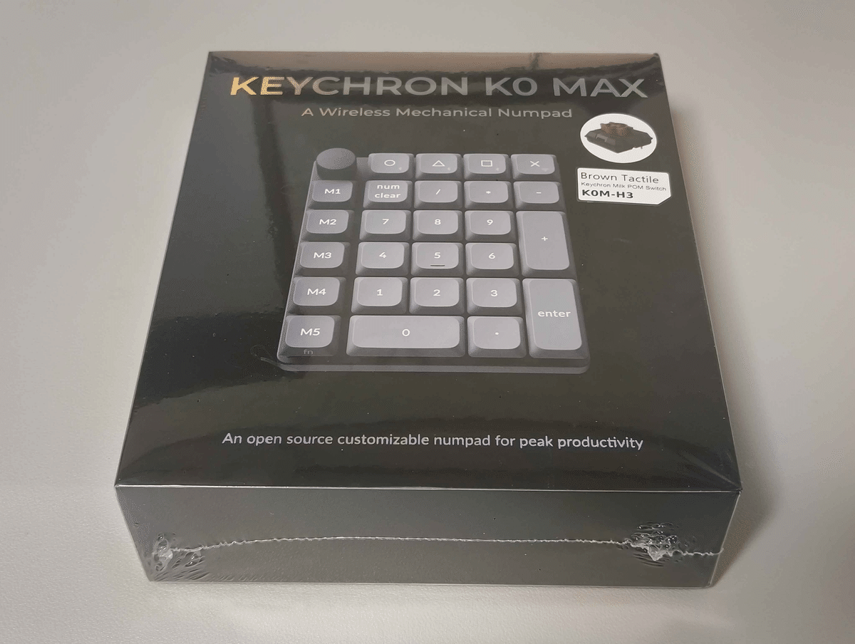 □レビュー#01｜Keychron K0 Max QMK｜技適認証あり｜左手