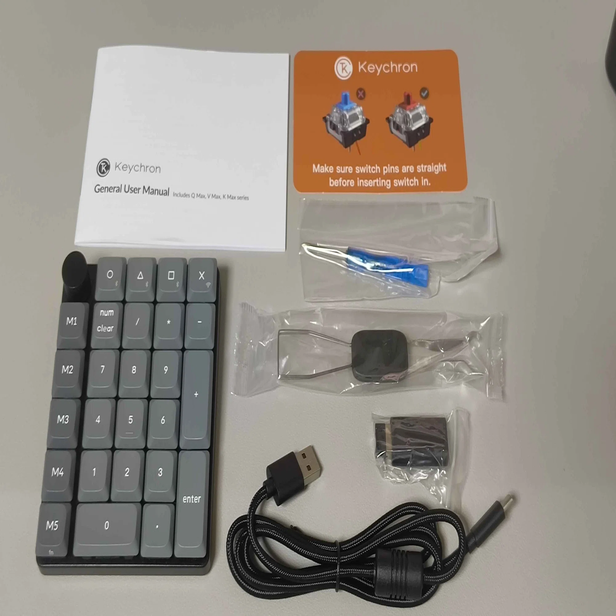 □レビュー#01｜Keychron K0 Max QMK｜技適認証あり｜左手デバイス