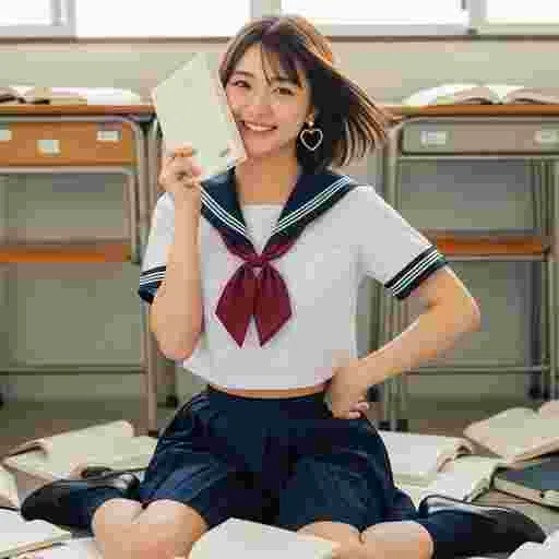中学生 受験勉強 写真素材（サンプル）022