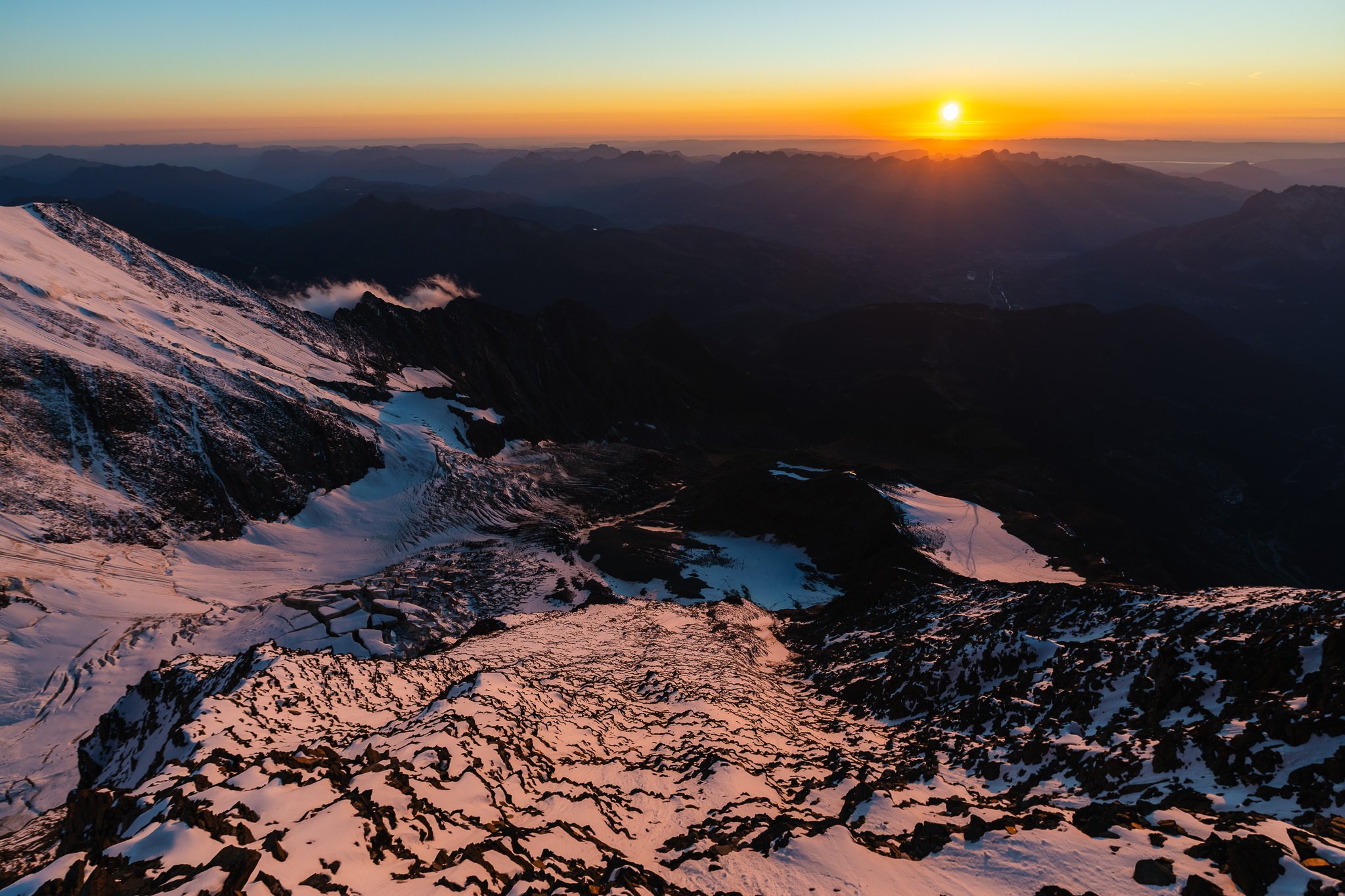 モンブラン山の写真パネル モンブラン山の写真パネル 美術品・アンティーク・コレクション