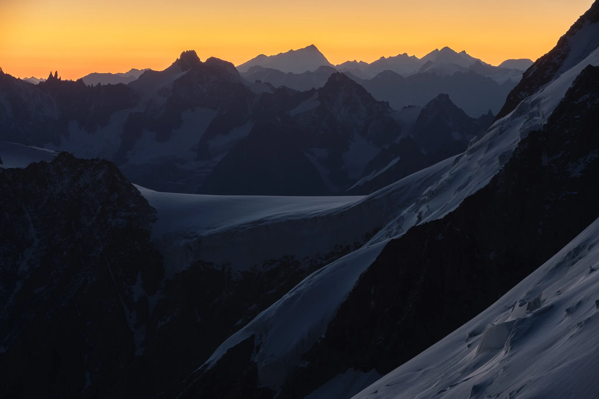 山の写真｜純白のMont Blanc - モンブラン｜jun｜自然や旅の写真をお