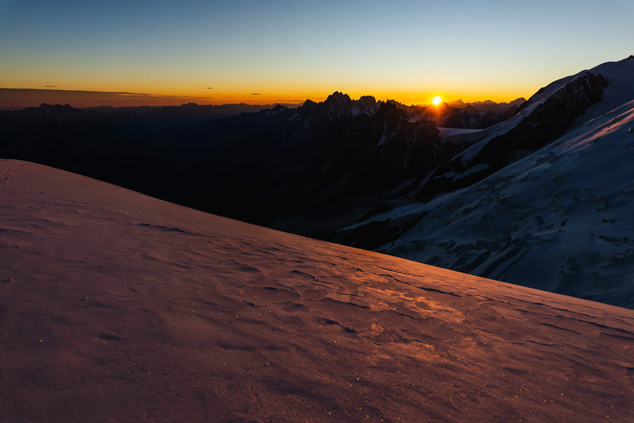 山の写真｜純白のMont Blanc - モンブラン｜jun｜自然や旅の写真をお