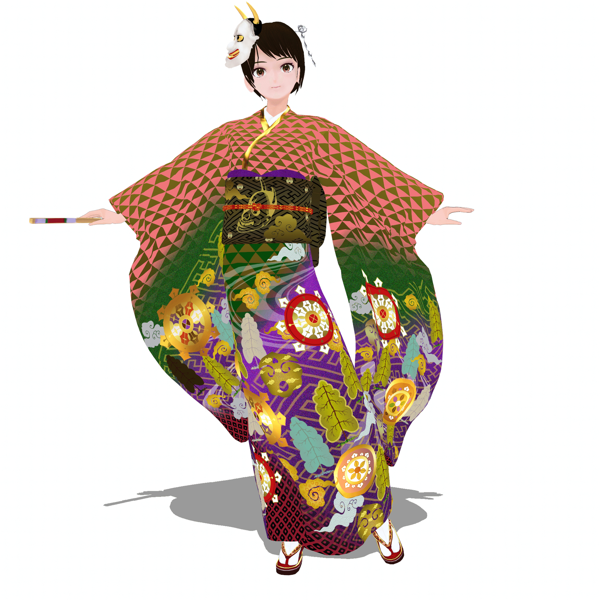 着物アバター制作に関するメモ書き｜メル（Melvina Sakura）