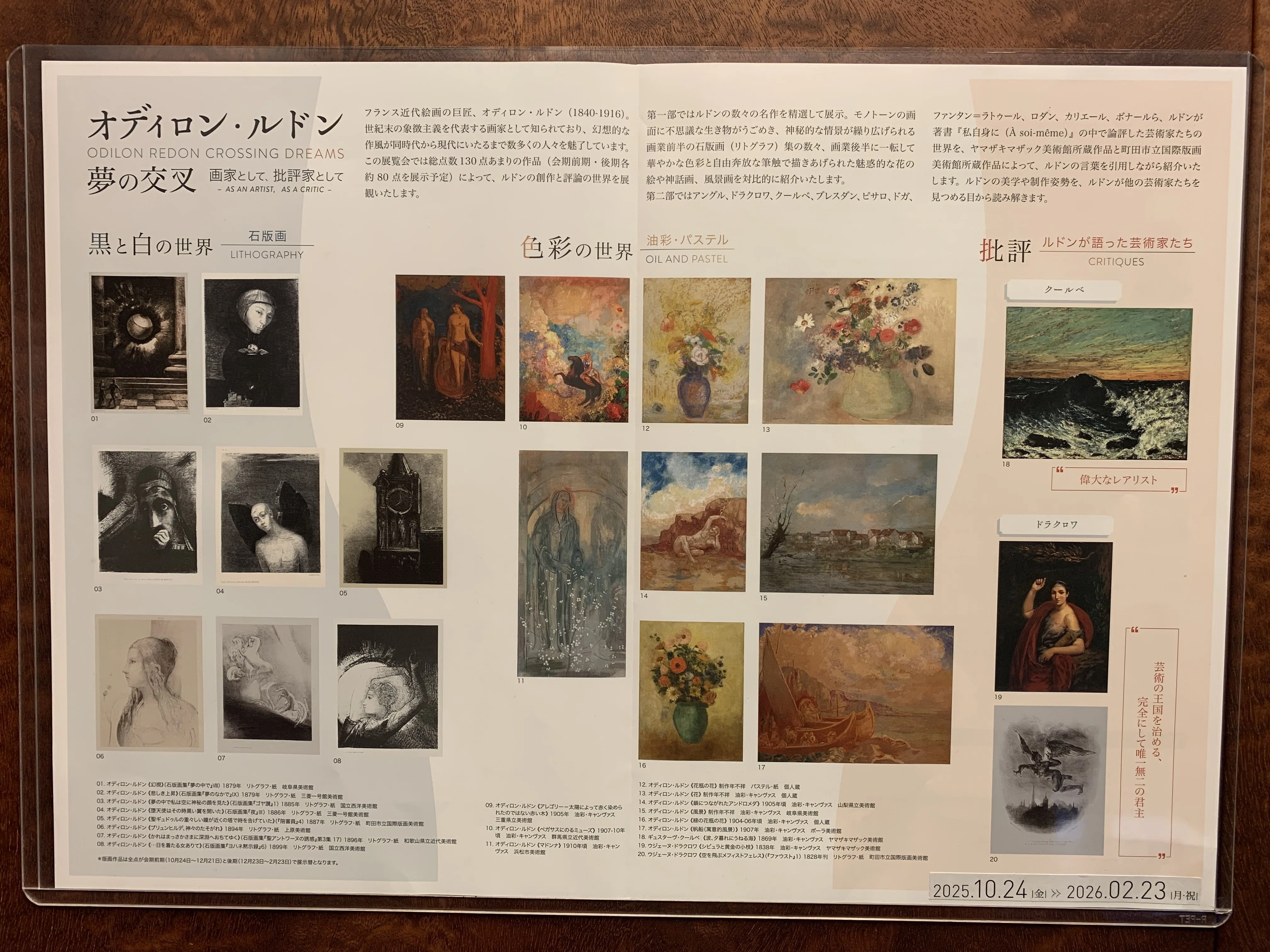 不思議で幻想的な世界へ】「オディロン・ルドン 夢の交叉 -画家として