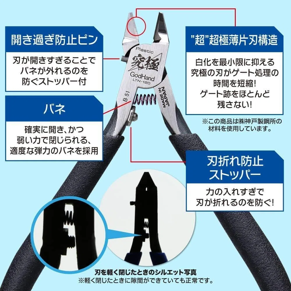 ゴッドハンド「ライトニングニッパー」｜極限の切れ味と繊細な扱いが