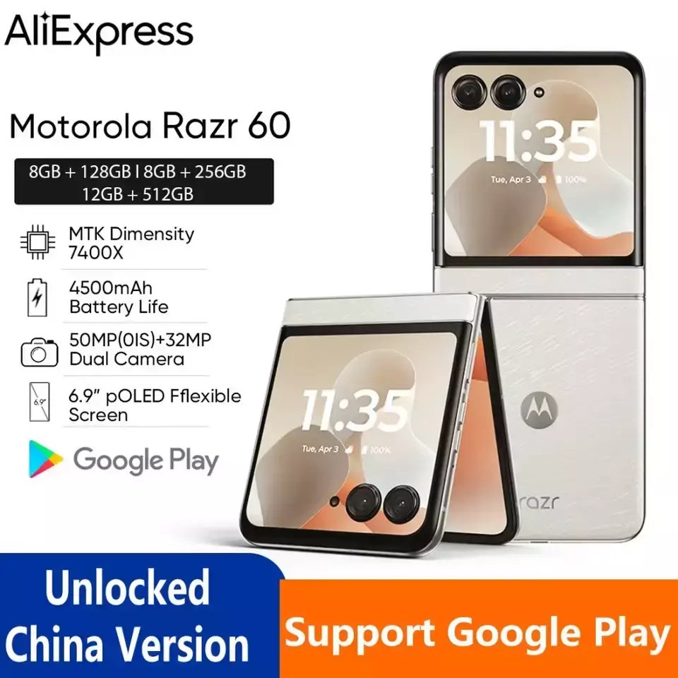 Motorola razr 60s 本体 + RAVPower充電器 AI機能・デザイン性・耐久性
