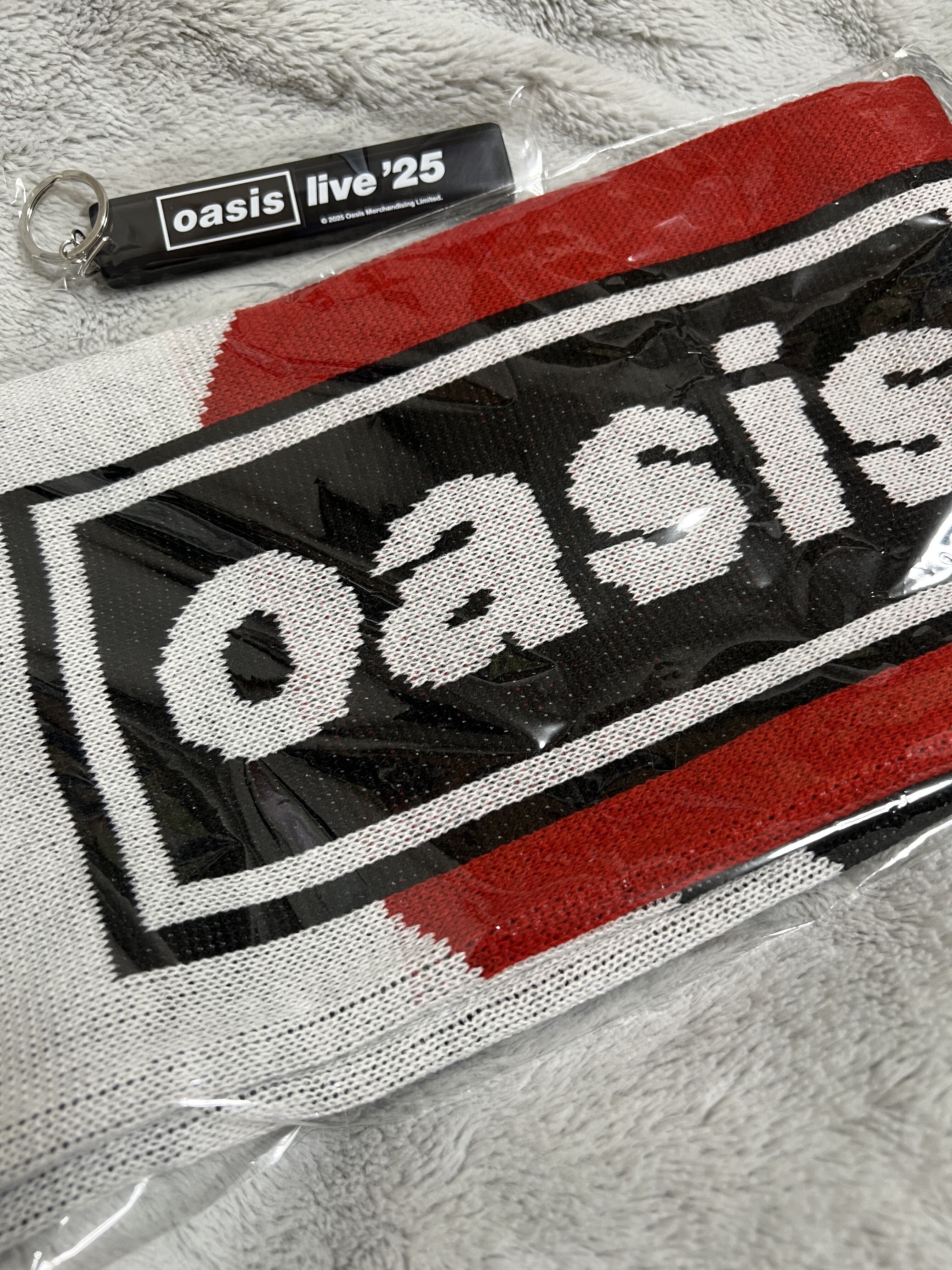 oasis マフラー　live '25 oasis live '25 マフラー oasis live25 オフィシャルマフラー グッズ