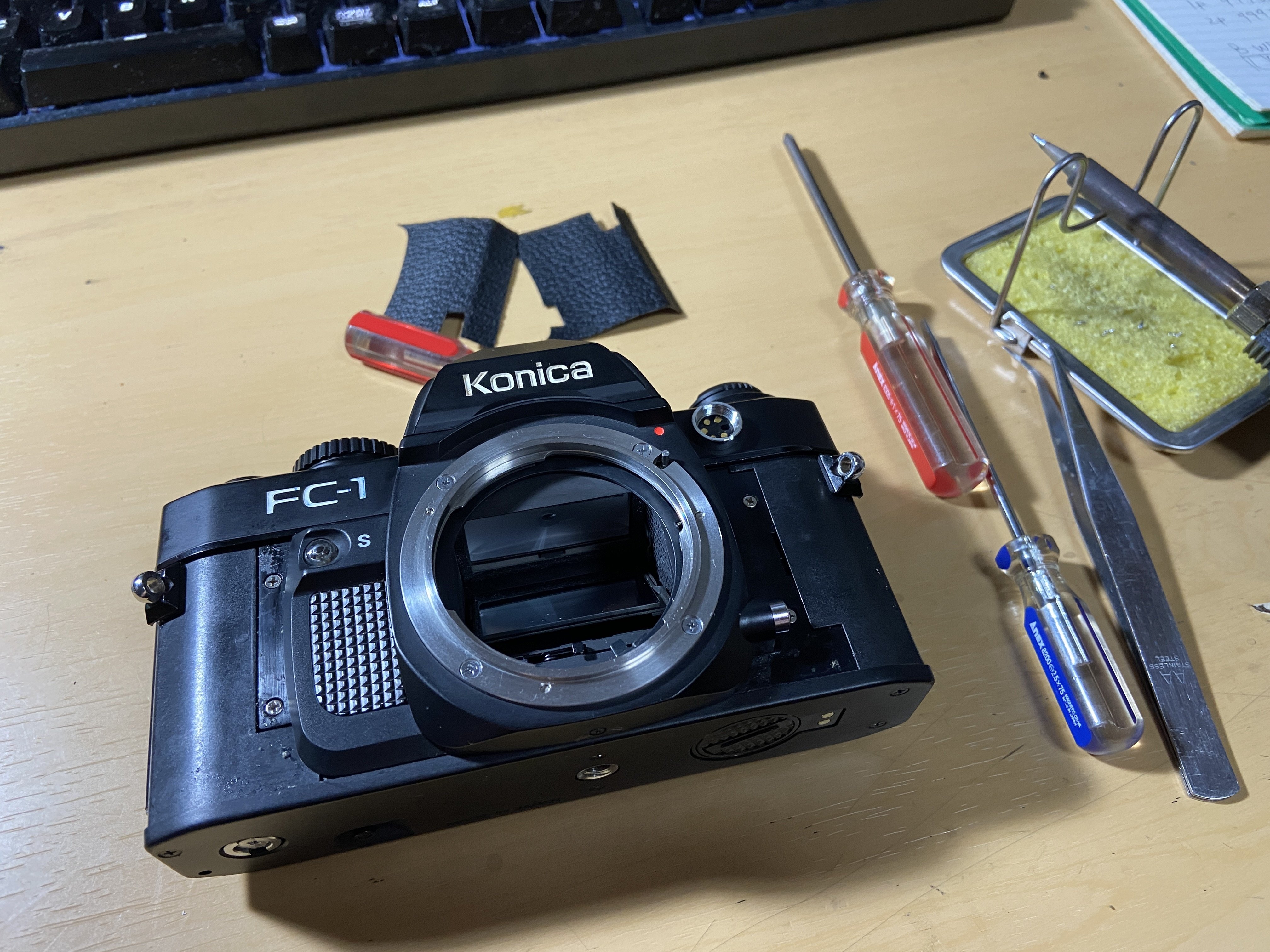 Konica FC-1ジャンク入手～修理｜くるったみかん