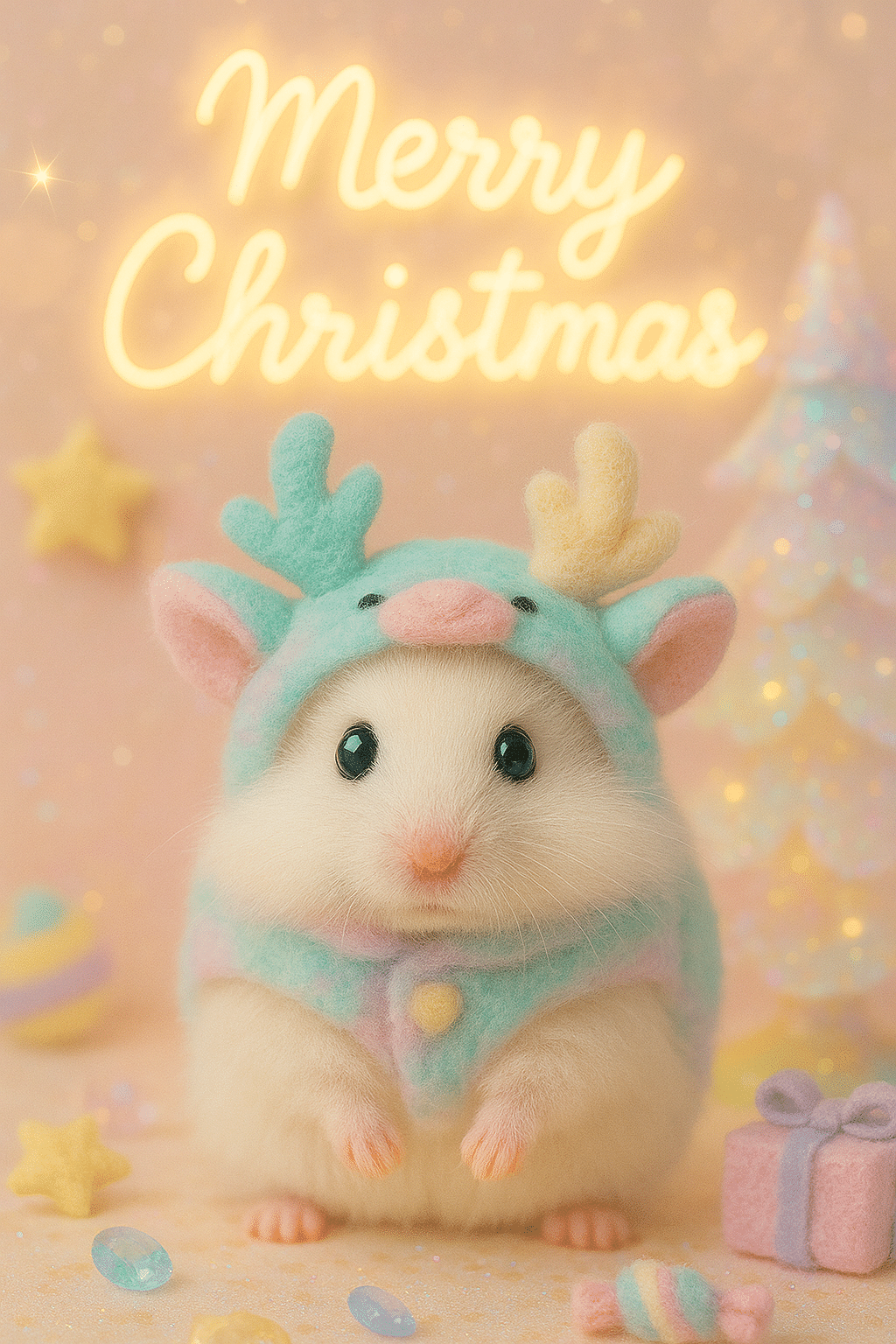 プロンプト共有】Xmasネオンライト｜ayrihari