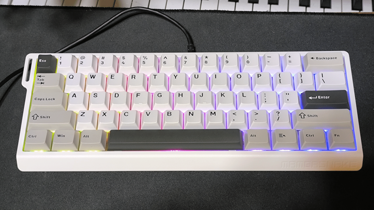 事務作業での使用感は？】MAMBASNAKE X60HEを実機レビュー【Mac】｜重藤 六