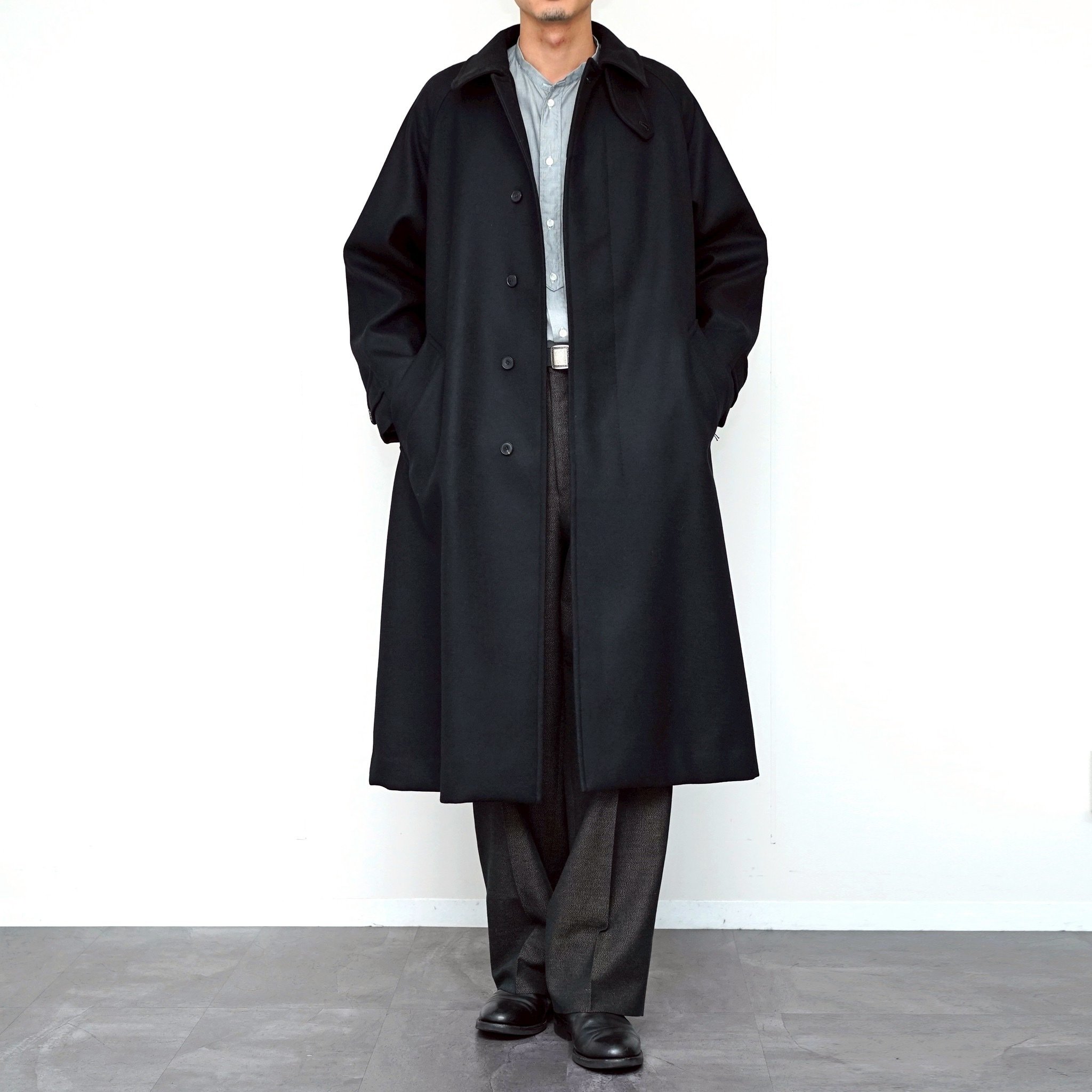 本日発売 ！【YLEVE】SUPER100'S WOOL MELTON COAT。日常に寄り添う