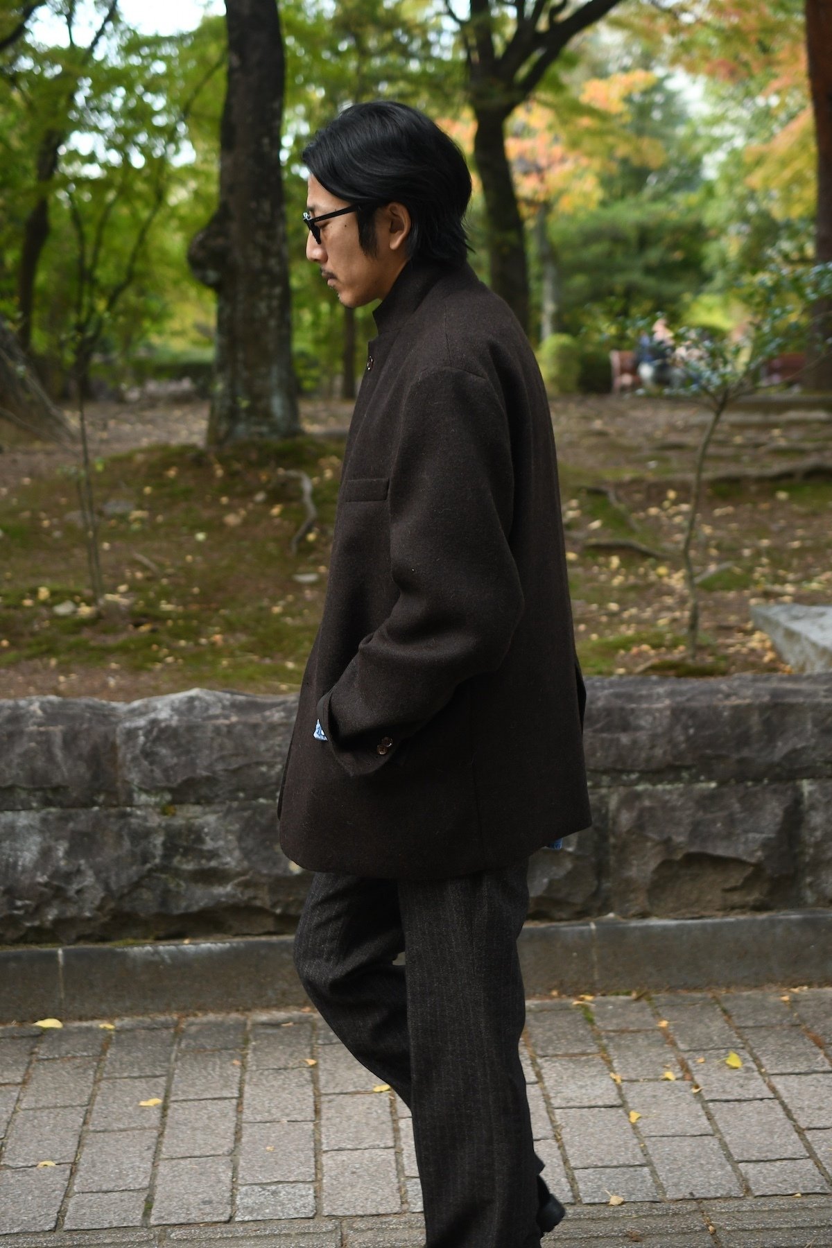 ANTOS. ジャケット　ビッグブレザー　nariwai tatazumai 受け継がれる美意識。/ ANTOS exclusive for tatazumaiizumai｜takuro