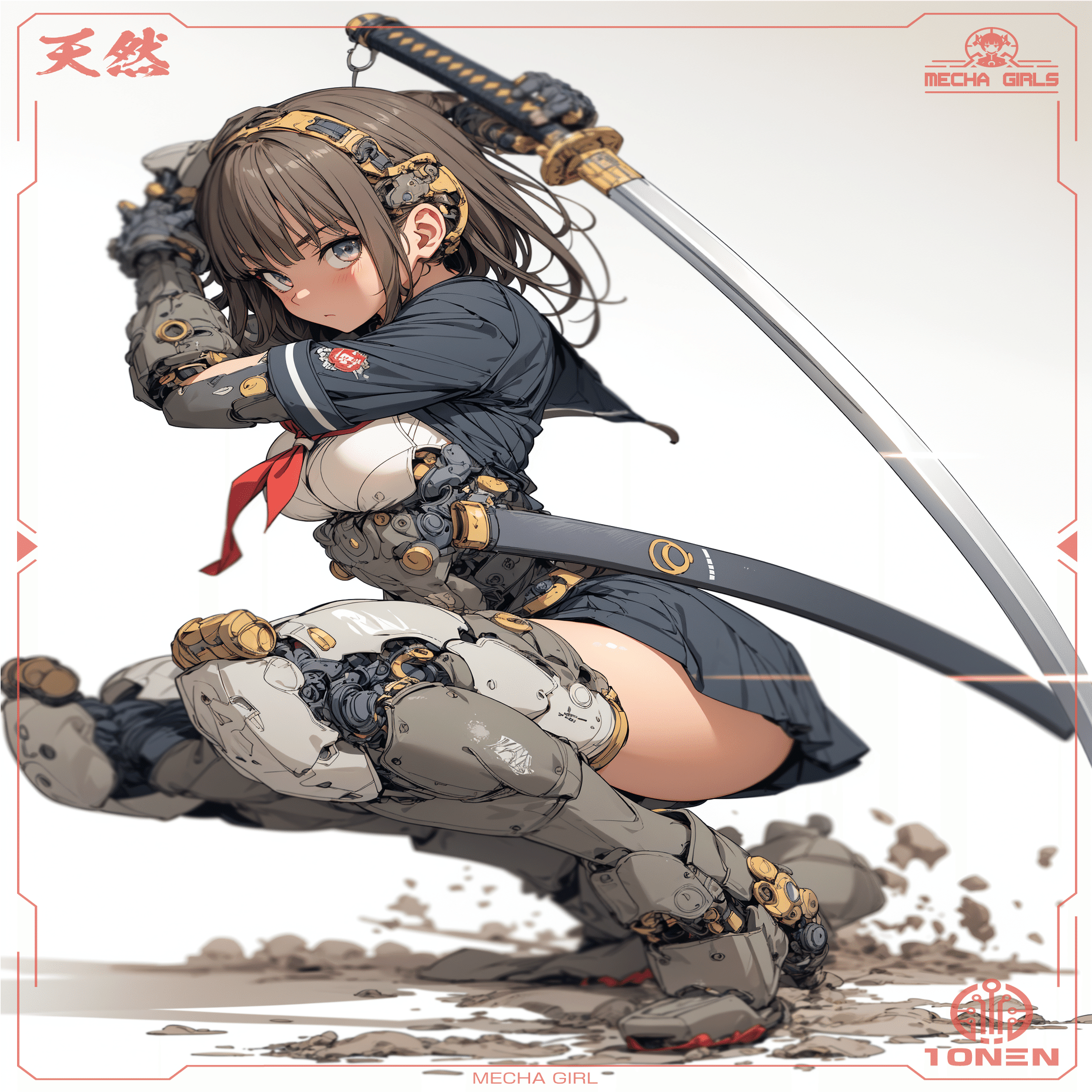 X：てんねんの10月のアナリティクス（2025年11月1日のAIイラスト