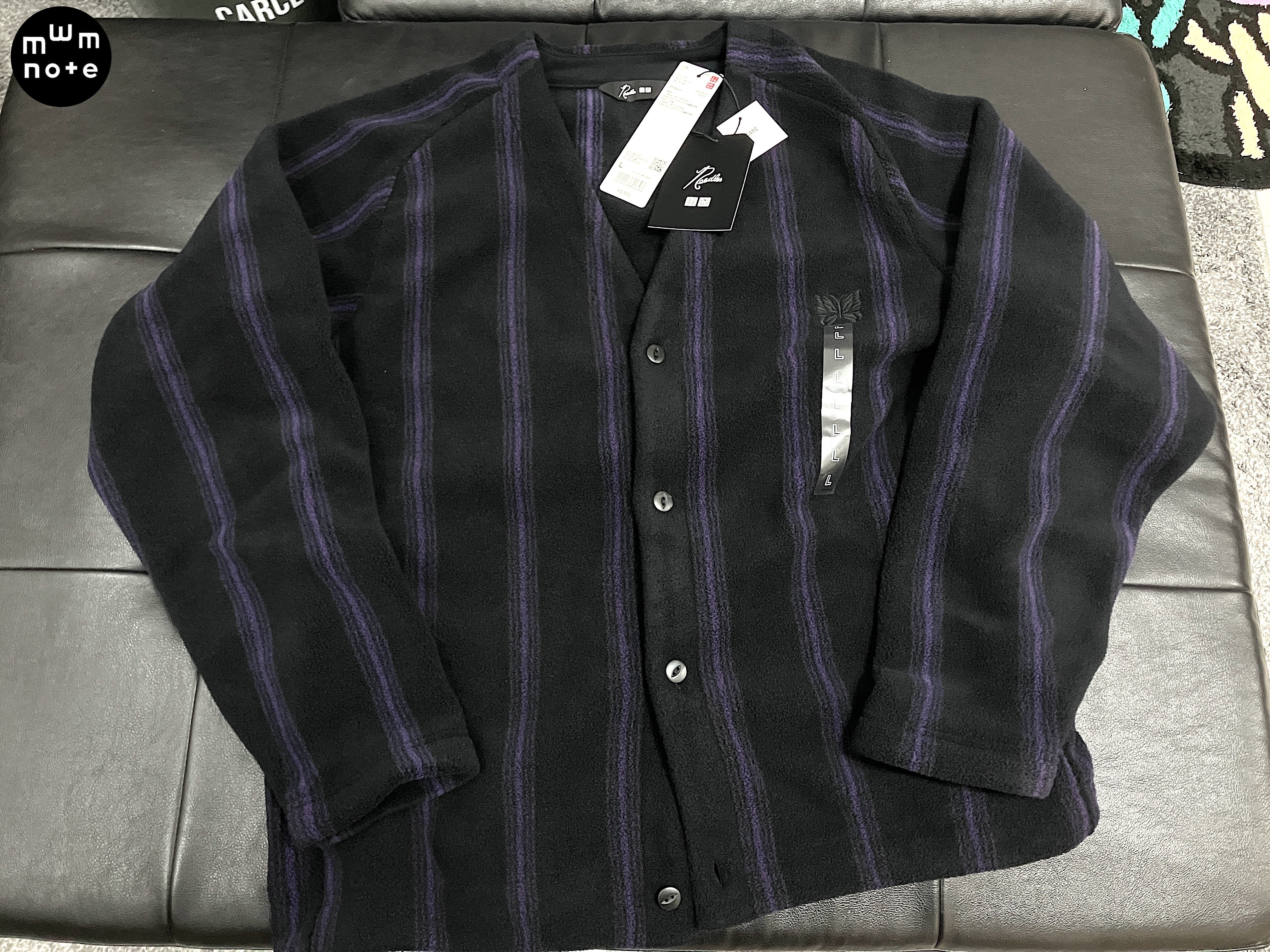 【値下げしました】Needles ブラック 長袖カーディガン L UNIQLO and NEEDLES カーディガン、買ってきました ＋ GU｜MWM