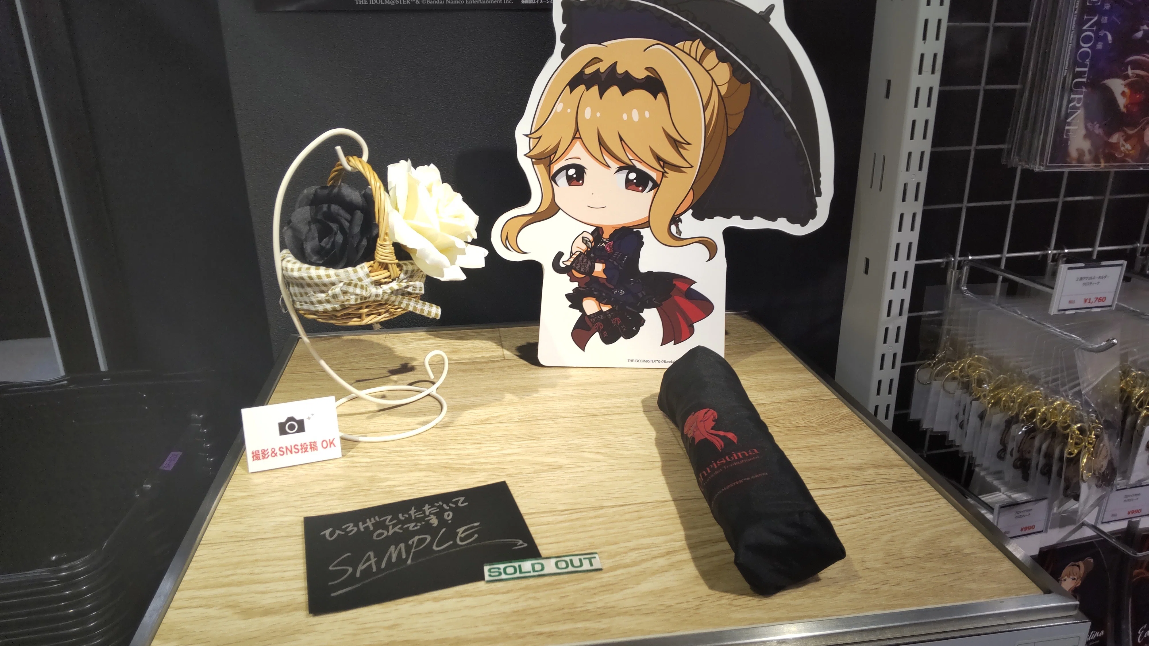 POP UP SHOP「夜想令嬢 -GRAC&E NOCTURNE-」#ミリオンコラボ現場視察