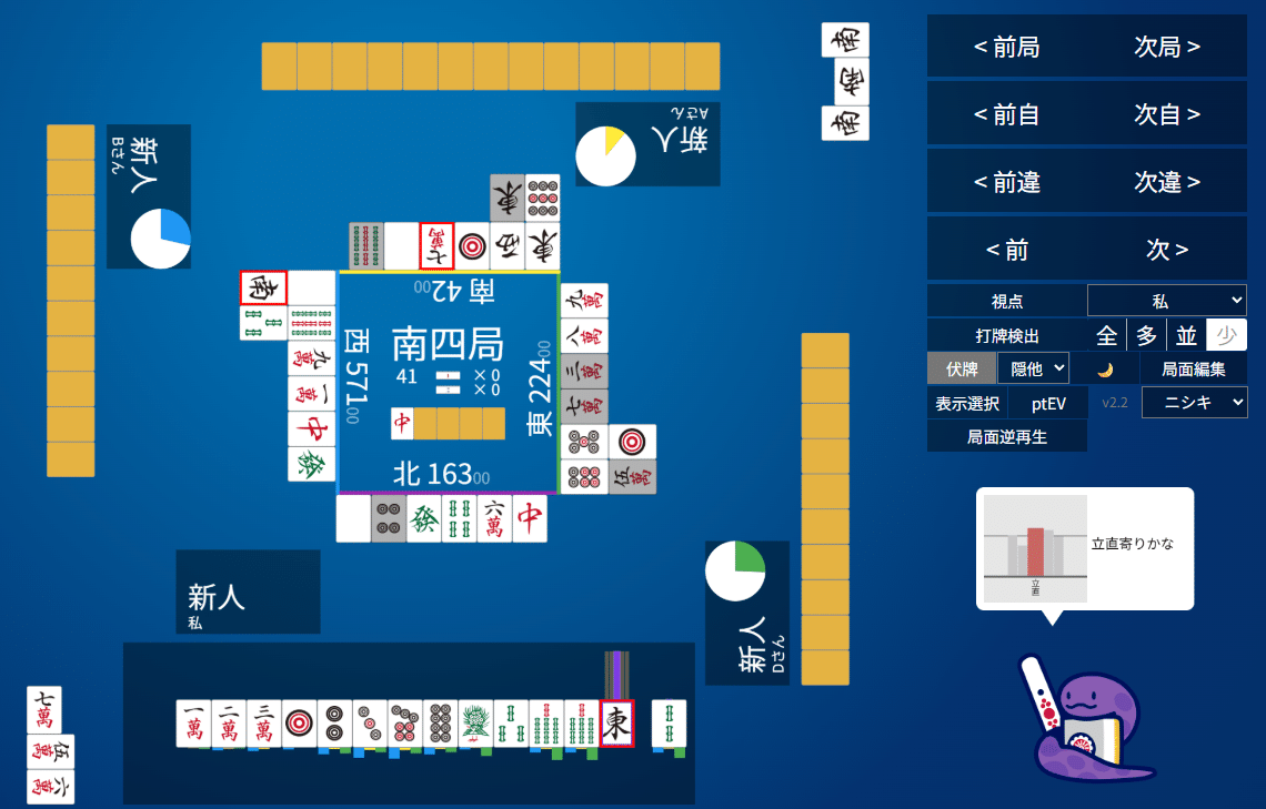 天鳳十段タッチを目指して毎日更新する麻雀note1230日(1休)｜メカZ