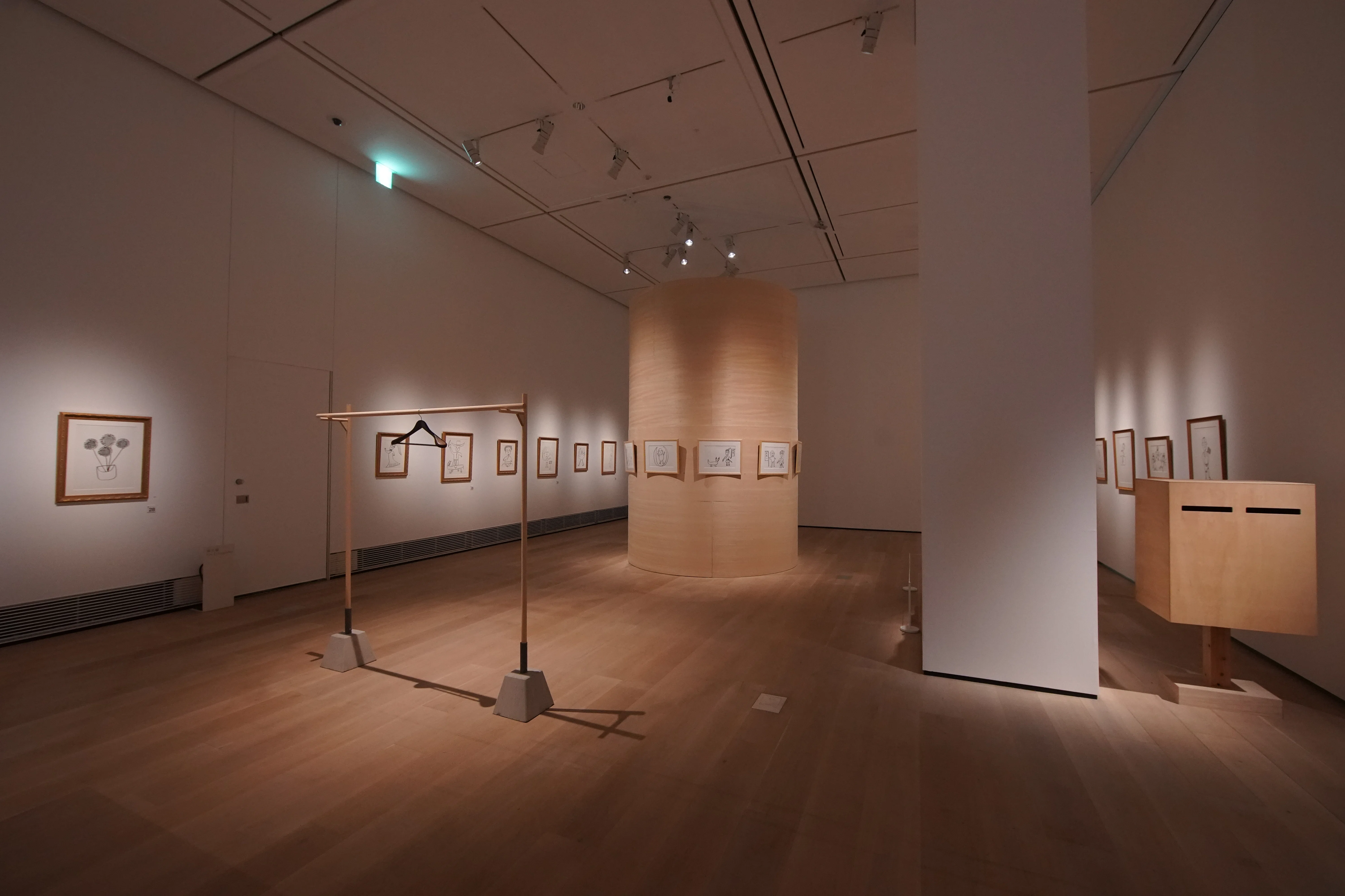 浜田雅功展「空を横切る飛行雲」麻布台ヒルズギャラリー あおひと君の
