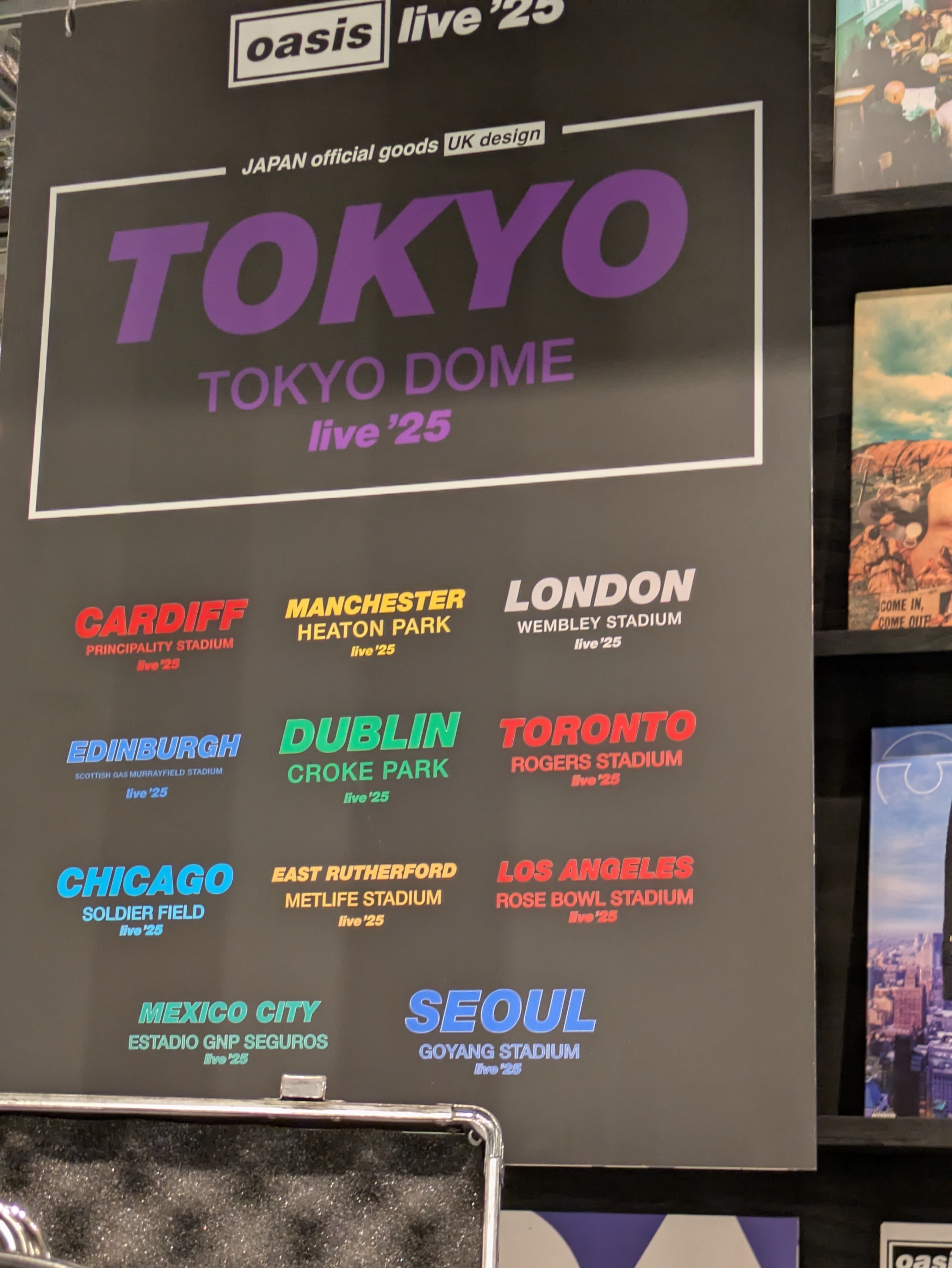 貴重 オアシス Live25 再結成ツアー 8/8 EDINBURGHリトグラフ Oasis | Full Concert @Oasis Live '25 Tour (8 Aug, Edinburgh