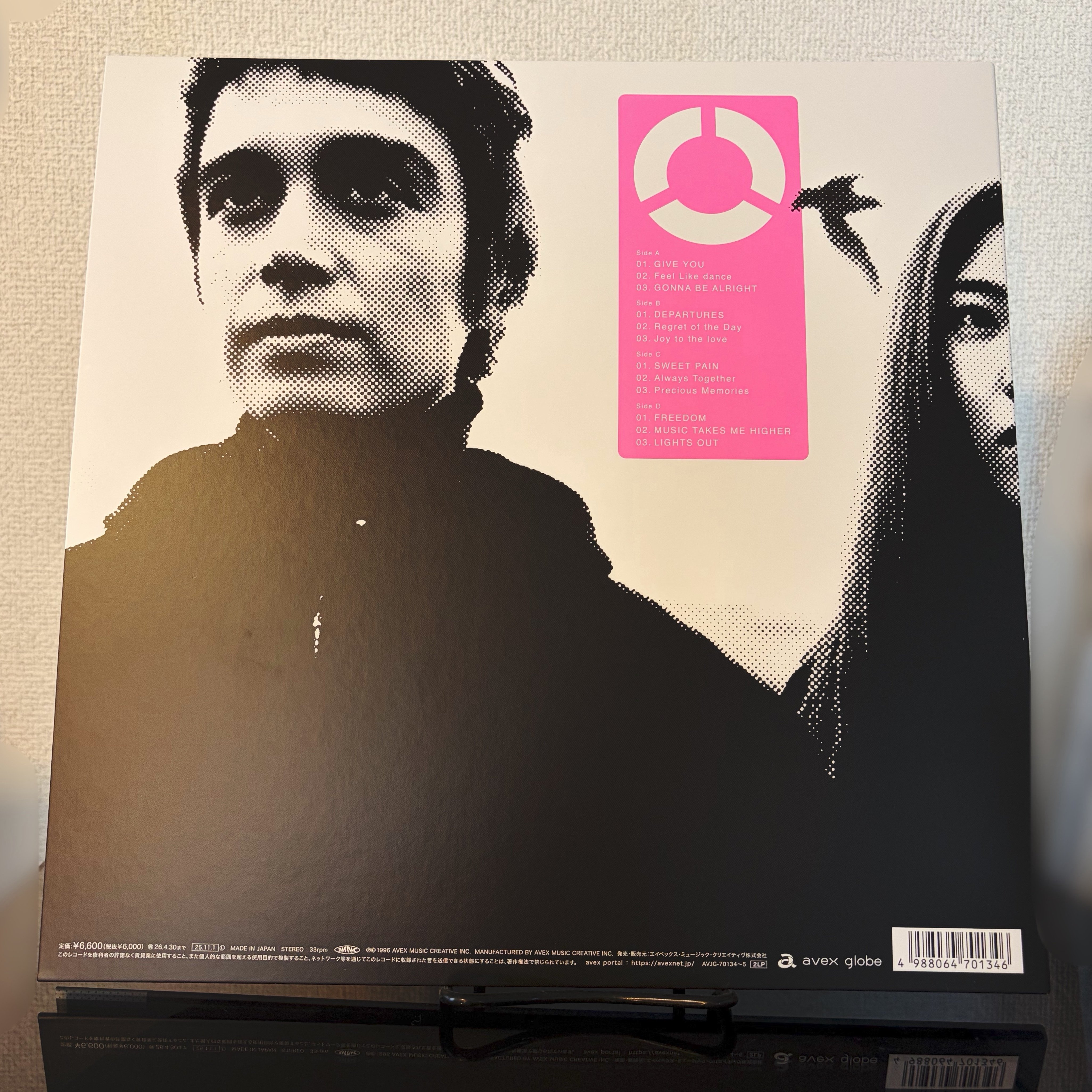 globe とにかく無性に⋯ レコード　非売品　lp アナログ globe 初期4作品の2枚組LPアナログレコードが届いたので、開封してみた